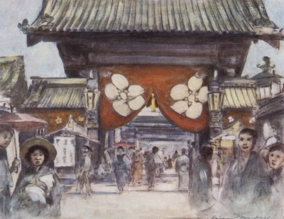 Fører til templet af Mortimer Ludington Menpes